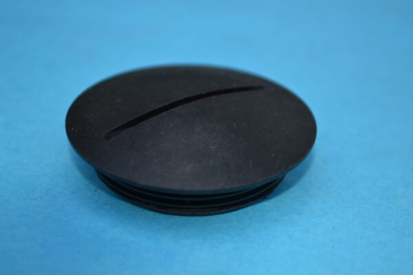 Bultaco Clutch Adjuster Cap RH side (Black Plastic)