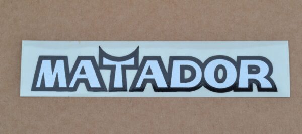 Bultaco Matador Silver Decal 115mm