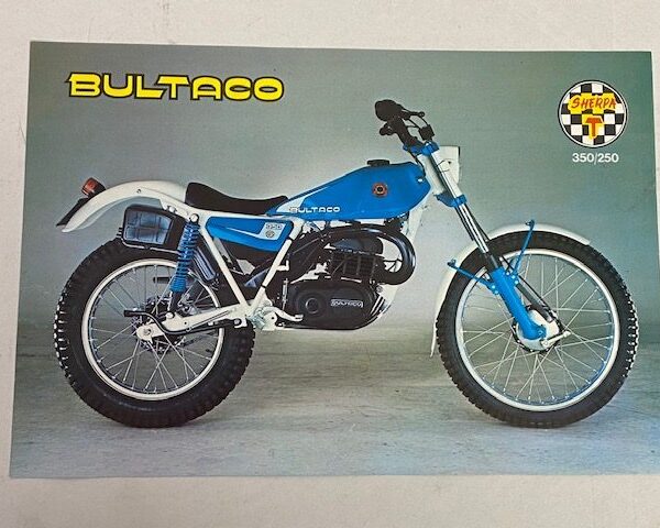 38061 Art mats black Bultaco 250 trial 2001 