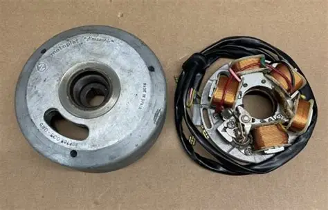 Ignition Flywheel & Stator NOS Motoplat Points Type Cota 348