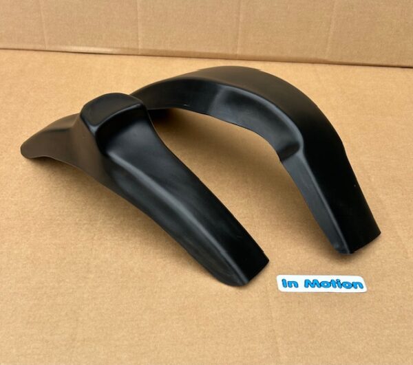 A Pair of Italjet Kids Bike Black Plastic Mudguards