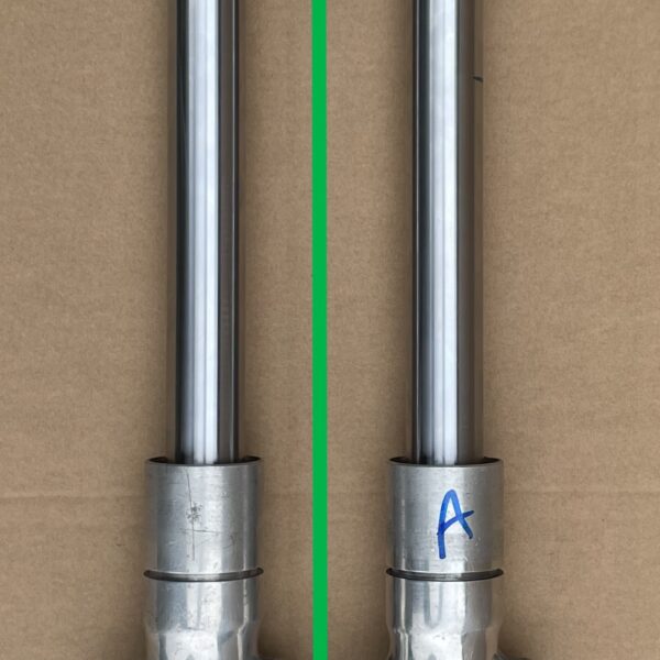 Pair Bultaco NOS Fork Legs Sherpa TAPERED Type 35mm