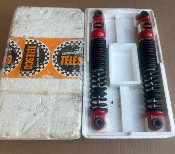 Telesco Rear Shocks New Old Stock (45 yrs old)