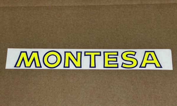 Rear Mudguard 'MONTESA' Decal Genuine Cota 310 (1990) (Each)