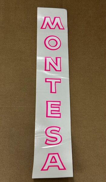 Rear Mudguard Decal Genuine Cota 310 Model(1991) (Each)