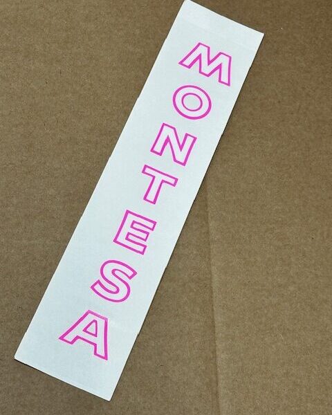 Front Mudguard Decal Genuine Cota 310 (1991) (Each)