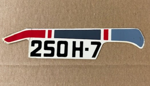 Side Panel Decal GENUINE Montesa Enduro 250 H7 (LEFT SIDE ONLY)