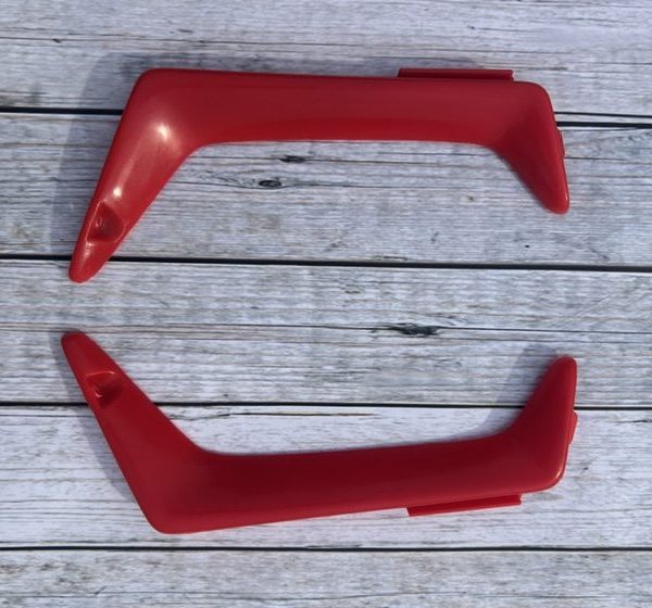 Gas Gas 250cc 1994 Pair of Lower Frame Plastic Red