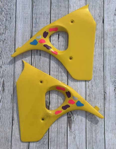 Gas Gas 125/200cc 1994 Pair of  Rad Guards Yellow
