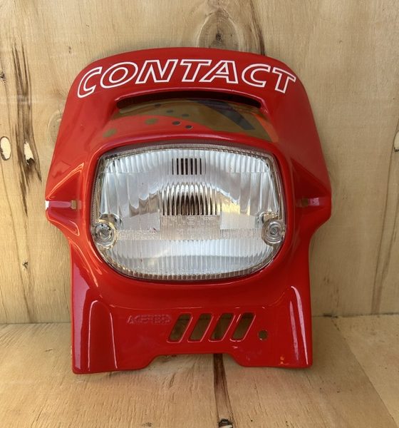 Trials Headlight Red