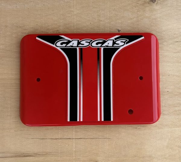 Gas Gas Front Number Plate Genuine Red
