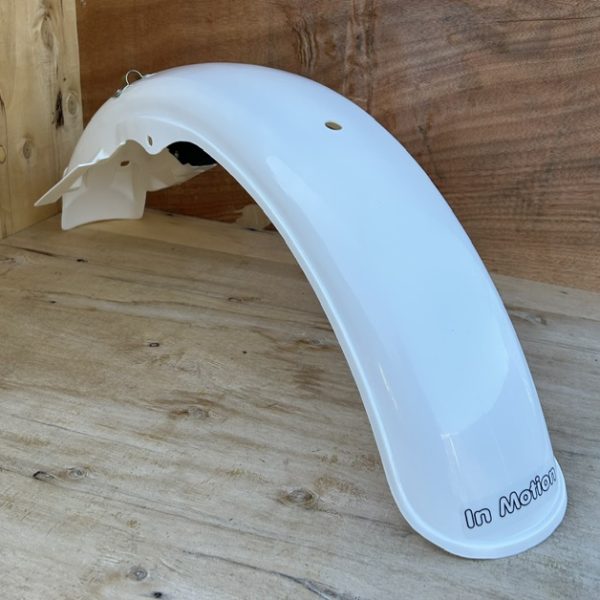 Rear Mudguard TY 125 / 175  WHITE (Injection Moulded)
